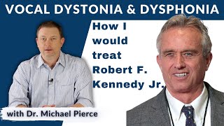 Vocal dystonia and dysphonia. How I would treat Robert F. Kennedy Jr.