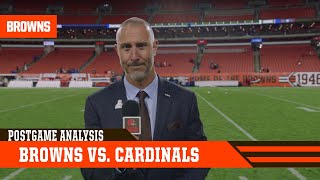 Browns vs. Cardinals Postgame Analysis | Cleveland Browns