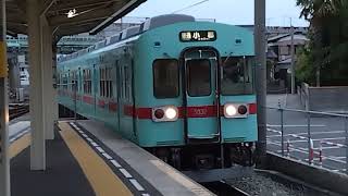 西鉄5000形（5032F）回送　西鉄小郡駅到着