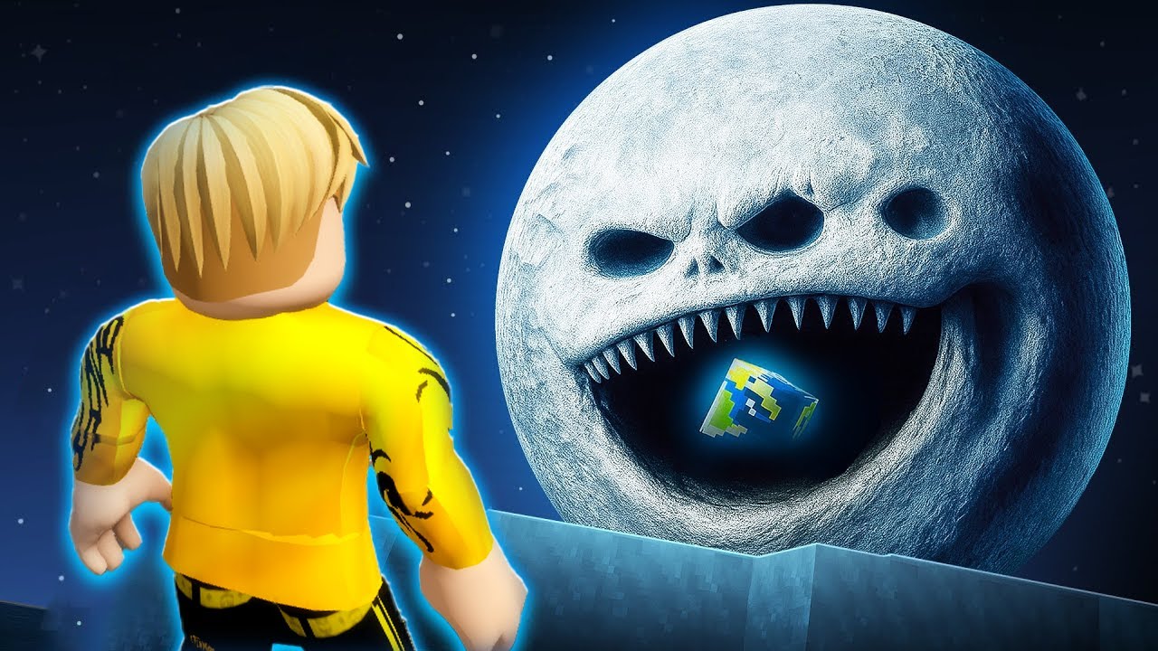 فيلم روبلوكس : القمر استيقظ من النوم داخل ماب البيوت ..! 🔥😱 هل هينجح فى تدمير كوكب الارض ؟!