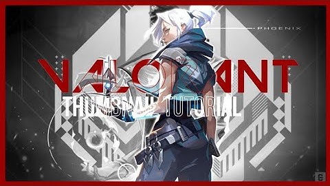 How To Make A Easy Valorant Thumbnail Tutorial | Valorant Thumbnail |#gfxtutorial