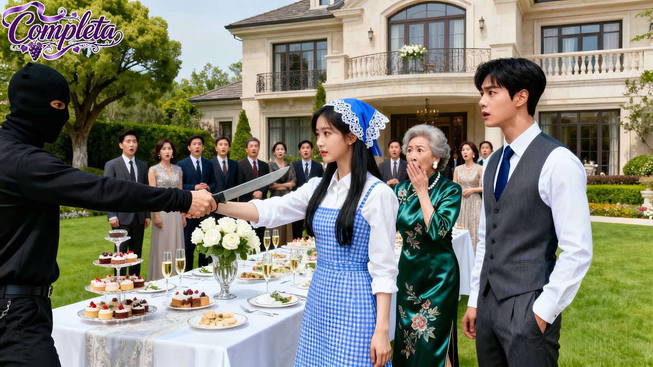 Ninguém Ajudou Quando Mãe do CEO Foi Atacada,Só a Garota Pobre Simples Enfrentou Faca!Amor Nasceu!