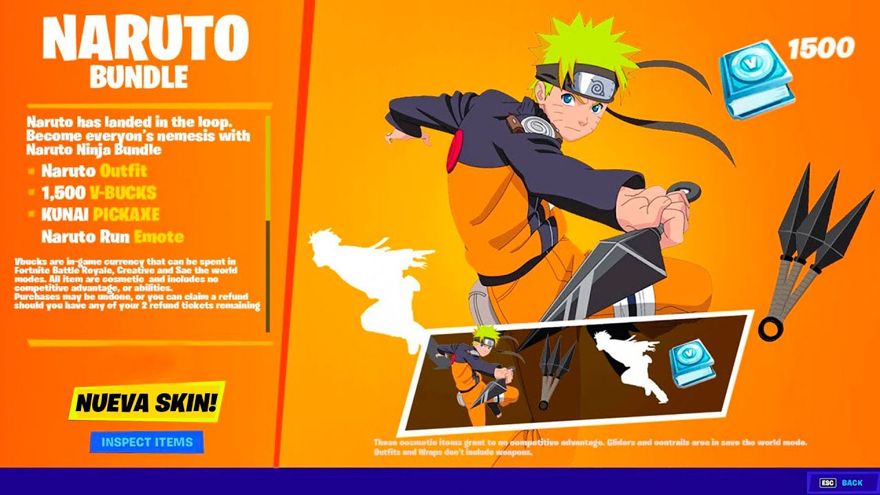 Fortnite  Naruto deve ganhar skin na Temporada 8 - Canaltech