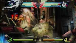 UMVC3: Vergil Solo Combo Video
Wanted to upload a combo video of Vergil without Dante. I wanted to do so for a while now... But better late than never right?
I saw a lot of combo videos out there with the Wesker OTG assist.
Thiss just to show what Vergil can do without it. Im not bashing on the others... Wesker and Vergil work too well together.
Just like Dante Solo Combos 2, these combos can be improved on. I just didnt wanna do the same ending to the combos.
Anyway, I hope you enjoy!
(Picture provided by my partner-in-crime: Rockinallday247)
(Song: Funk DVoid - Stellar Gardens)
Notations:
Firebrand
Air throw, L, M, H, dp+L-H, Super jump, j.M (Hold L), j.M, j.H, j.S, land, cr.H, f+H, qcb+M, cr.H XX dp+2ATK, Round Trip, qcf+S, H, qcf+L (Hold L), dp+M, cr.H, Round Trip, qcf+L, dp+M, fd+H XX qcf+2ATK.
Shuma
L, M, H, f+H, dp+L-H, Super jump, j.M, j.H, j.S, Land, M, H, f+H, qcb+M, H, S, super jump, j.M, j.M, j.H, j.d+H, land, qcb+M, df+H XX qcf+2ATK.
Skrull
L, M, H, f+H XX dp+2ATK, H XX S+ATK, M, H XX S+H, cr.H XX S+H, M, H XX S+H, df+H (Hold L), cr.H, f+H, qcb+M, cr.H, S, H, Round Trip, cr.H, S, Super jump, delay, j.S, Land, qcb+M, df+H XX qcf+2ATK.
Dr.Strange
L, M, H, f+H XX qcb+2ATK, f+H, qcf+L, M, H, S, H, qcf+L (Hold L), H, f+H, delay, Round Trip, cr.H, qcf+L, S, super jump, j.H, j.d+H, Land, qcb+M, df+H XX qcf+2ATK.
Trish
L, cr.M, cr.H, f+H, qcb+M, H XX dp+2ATK (Hold L), Round Trip, ATK+S, H, qcf+L, dp+M (Hold L), Round Trip, cr.H, qcf+L, cr.H, S, H, dp+H. qcf+2ATK.
Wesker
L, M, H, f+H, dp+2ATK, H, f+H, S, H, qcf+S, S, super jump, j.M, j.M, j.H, d+H (Hold L), Land, df+H-H, jump, d+H, land, c.H, Round Trip, cr.H, qcf+L (Hold L), cr.H, f+H, qcf+L, cr.H, S, H, Round Trip, S, H, qcf+L, cr.H, dp+M, df+H XX qcf+2ATK.
Hulk
L, M, H, f+H, dp+2ATK (Hold M), L, Round Trip (Hold L), qcb+M, M, Round Trip (Hold L), cr.H, f+H, Round Trip (Hold L), qcb+M, S, H, Round Trip, cr.H, qcf+L, cr.H, dp+M XX qcb+2ATK, qcb+M, df+H XX qcf+2ATK.
Morrigan
L, M, H, f+H, dp+2ATK, H, ATK+S, H, H+S, H+S, H+S, H+S, H, S, super jump, j.M, j.M, j.H, j.H+S, j.H+S, land, H, f+H, qcb+M, cr.H XX dp+2ATK (Hold L), dp+M, Round Trip, cr.H, qcf+L, dp+M, cr.H, dp+M, df+H XX qcf+2ATK.
BIONIC ARM!
L, M, H, f+H XX qcb+2ATK, f+H, qcf+L XX dp+2ATK (Hold L), jump, air dash forward, Round Trip, land, qcf+S, H, qcf+L, S, super jump (Hold L), j.M, j.H, j.d+H, land, qcf+M, H, cr.H (just in case), qcf+L (Hold L), cr.H, f+H, qcb+M, S, H, Round Trip, cr.H, dp+H XX qcf+2ATK.
Disrupter
L, M, H, f+H, dp+L-H (Hold L), super jump, j.M, j.M, j.H, j.S, Round trip, S, H, qcf+L, cr.H, f+H, qcf+L, cr.H, dp+M, qcb+2ATK, qcb+M XX qcb+2ATK, qcb+M, dp+H.
Might Strike!
L, M, H, f+H XX qcb+2ATK, cr.M, cr.H, f+H, qcb+M, jump, air dash forward, j.H, land, M, H, S, j.M, j.M, double jump, j.M, j.M, j.H, j.d+H, land, qcb+M XX qcb+2ATK, Hold L, cr.H, S, H, Round Trip, qcf+L, dp+H. UMVC3: Vergil Solo Combo Video
