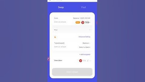 HOW TO USE JUST SWAP/TRON DECENTRALIZED EXCHANGE