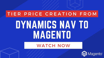 How to Create Tier Pricing from Microsoft Dynamics NAV (Navision) to Magento
