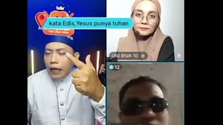 LIVE DEBAT LUCU UST YUSUF PI, KATA EDIS, YESUS PUNYA TUHAN