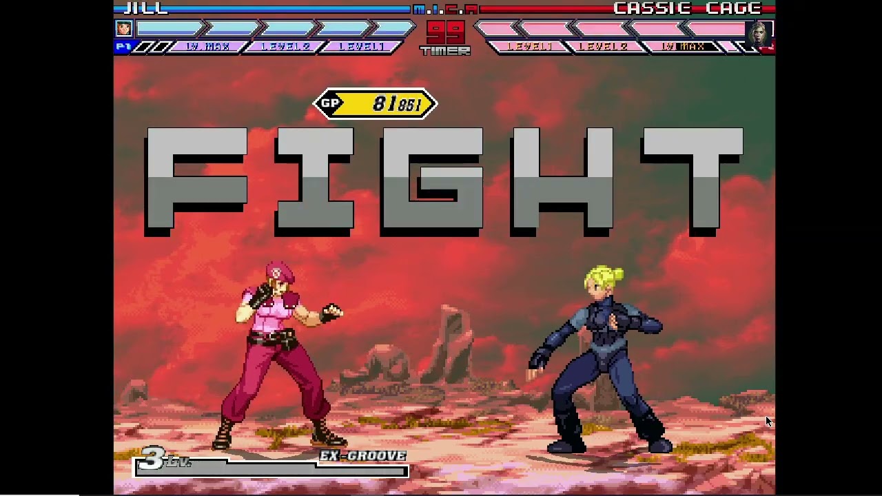 Karane MUGEN Battle #360: Jill Valentine vs Cassie Cage