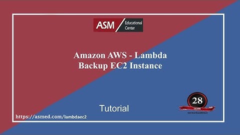 Amazon AWS Lambda Tutorial for backing up EBS volume - updated 2020