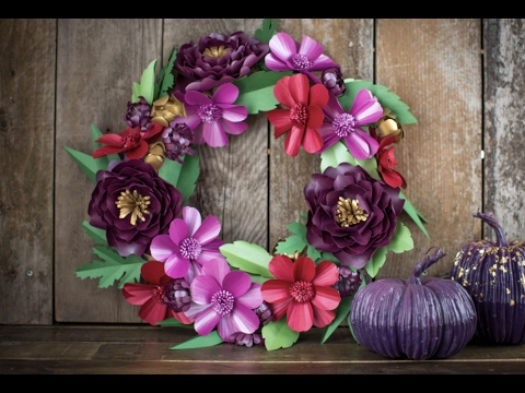 DIY Fall Paper Flowers - DIY Fall Paper Flowers