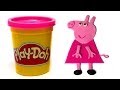 Dibusymas play doh how to make peppa pig with playdough by unboxingsurpriseegg  vengatoon
