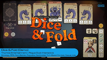 Dice & Fold: Dice-Driven Dungeon Crawler! (Demo Gameplay)