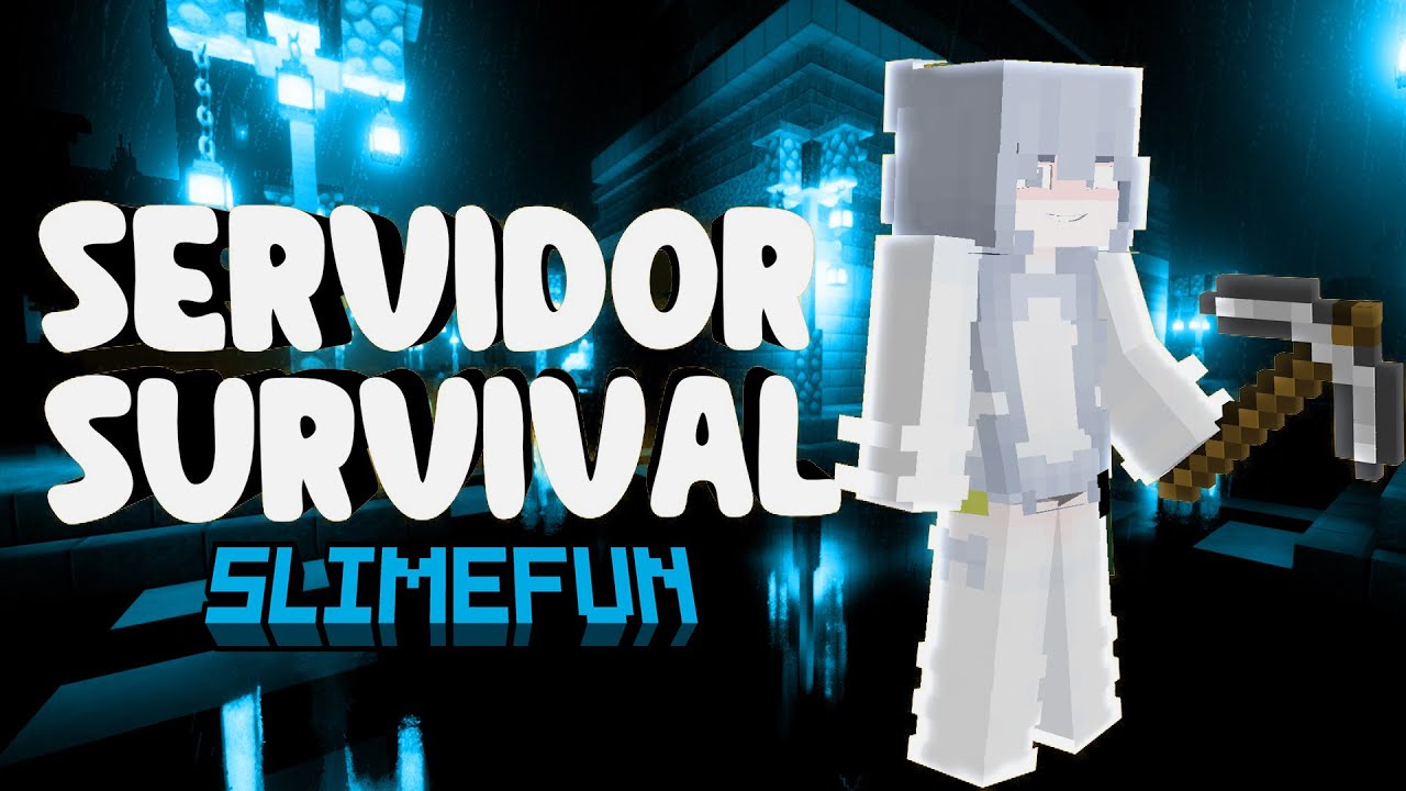 SERVIDOR DE MINECRAFT SURVIVAL COM SLIMEFUN PARA PC E CELULAR! 1.21 PIRATA/ORIGINAL