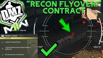 MW2 DMZ "RECON FLYOVER" EASY GUIDE *SOLO* TAG 20 ENEMIES WITH A RECON DRONE AT HAFID PORT!