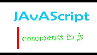 Web Development Tutorials in Hindi : Comments in javascript  | HTML | CSS | JAVA SCRIPT|Web D