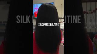 Silk Press on THICK NATURAL HAIR #silkpress #silkpressonnaturalhair #naturalhair