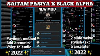 Saitem Pasiya X Black Alfa WhatsApp | New 2k22