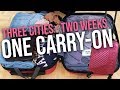 PACK WITH ME: How to pack in a carry on for Paris Amsterdam and Nice travel: SPRING 2019 PACKING