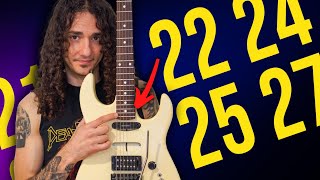 Why I LOVE 22 Fret Guitars (And What's Right For YOU)