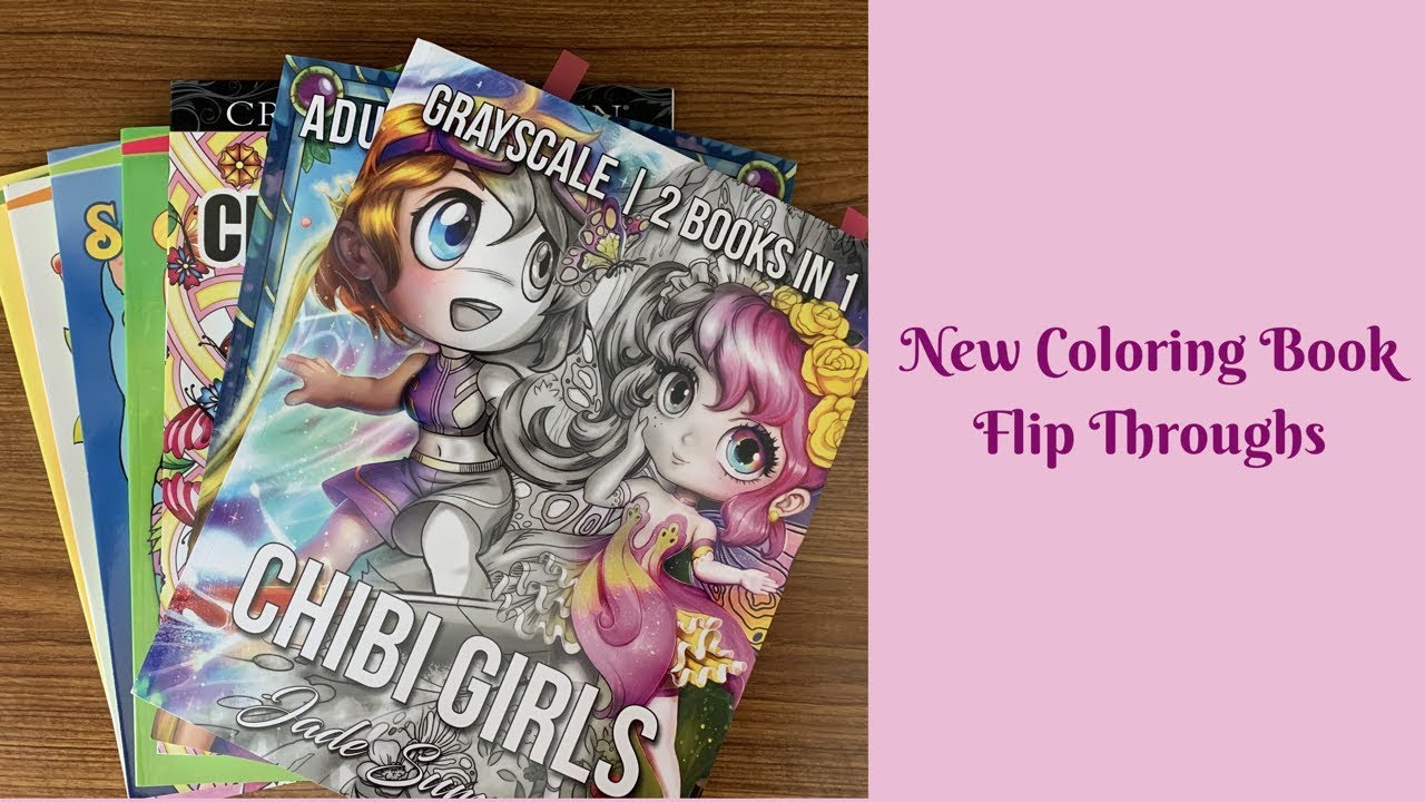 Flip Throughs of New Coloring Books