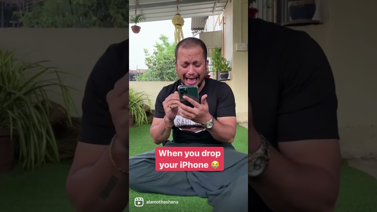 When you drop your IPhone!  siri 😥