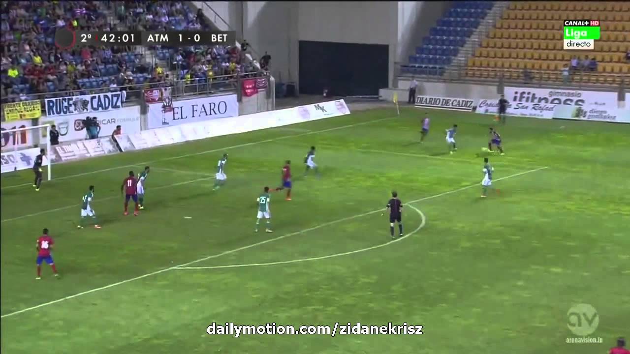 Jackson Martinez first goal for atletico madrid