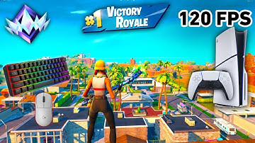 Fortnite Unreal Ranked Reload On PS5 | Keyboard & Mouse Gameplay | 120 FPS | 4K