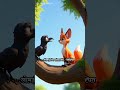 a crow and a clever fox story#viral #aivideo #ai #shortvideo #shorts