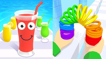 Juice Run Vs Toys Spring - All Level Gameplay Walkthrough (Android iOS) Ep 1