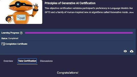 Principles of Generative AI Certification | Answers & Explanations
