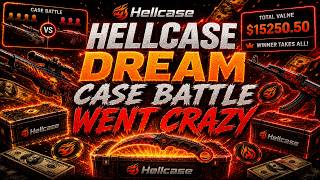 HELLCASE DREAM CASE BATTLE WENT CRAZY 🔥 HUGE WIN | hellcase case opening - hellcase promo code