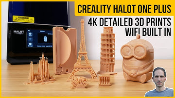 Creality Halot One Plus 3D Resin Printer Review | 4K detail, WiFi built in