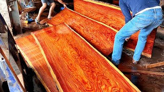 Ancient Wood Reveals Secrets And Timeless Beauty // Wood Cutting Skills