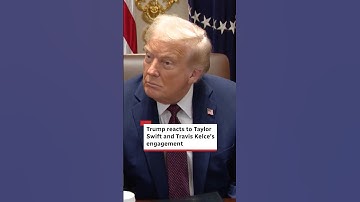 Trump reacts to Taylor Swift and Travis Kelce