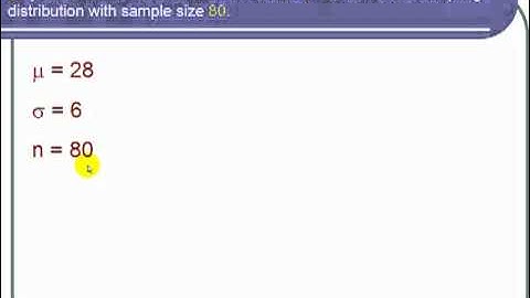 Finding the Sampling Distribution Using the Central Limit Theorem