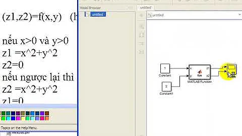 hướng dẫn các khối cơ bản trong simulink matlab_tập 3 : khối Matlab function