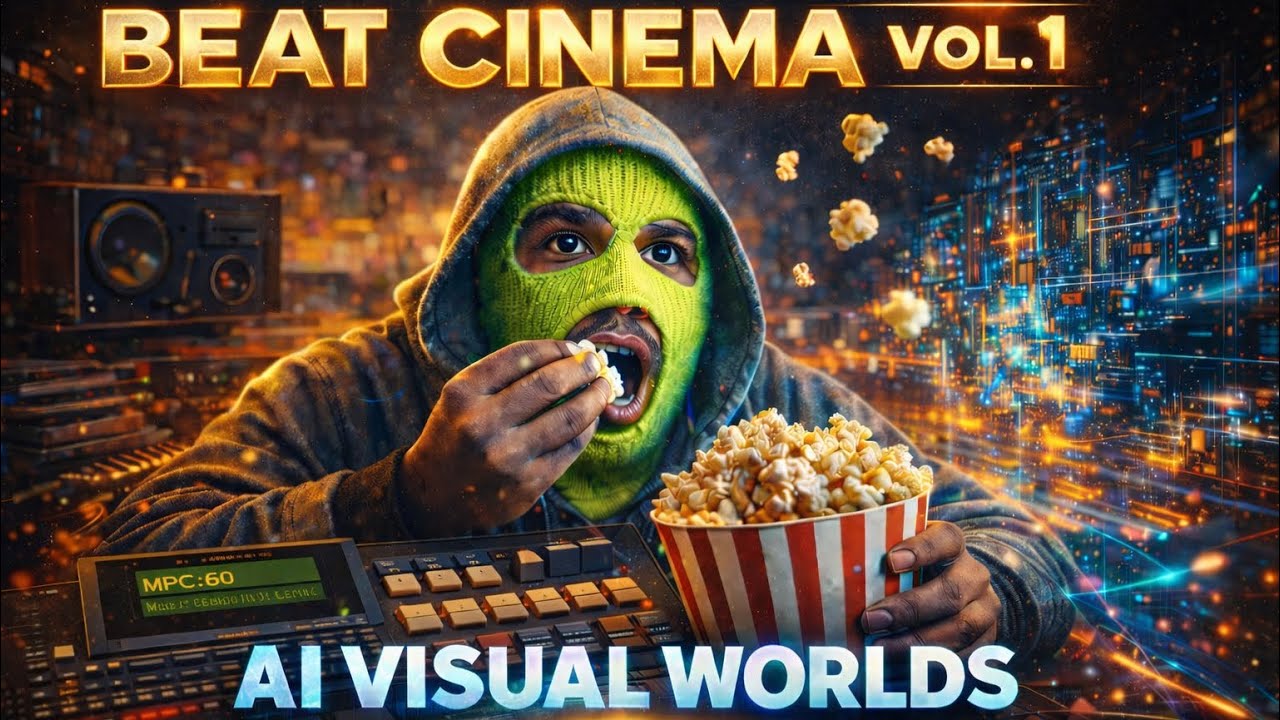 Live MPC Beat Making + AI Visual World Build | Beat Cinema Ep. 1