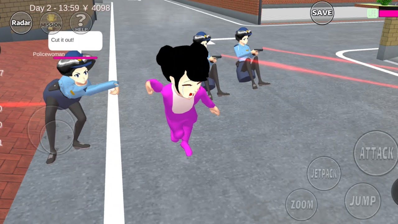 Taiga meninggoy | Sakura school simulator 