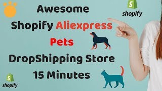 Make Awesome Shopify Aliexpress Pets Drop Shipping Store less than 15 Minutes screenshot 5