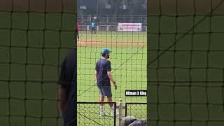 Rohit Sharma doing slip catching practice with fielding coach T. Dilip during practice session.🔥