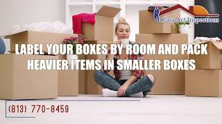 Class Act Inspections - Packing Tips
