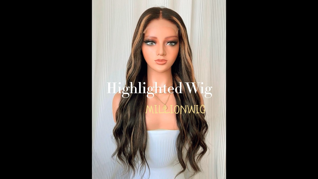 Do you like this highlighted wig?😘 