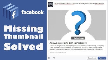 Facebook No Thumbnail - WordPress -