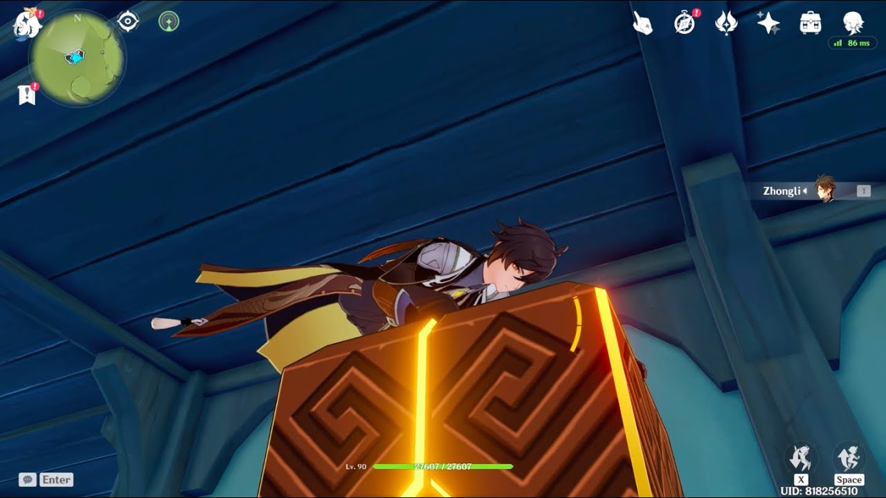 Zhongli vibes on his pillar Genshin Impact YouTube