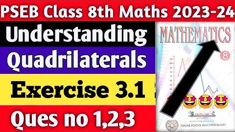8th Class New Maths Ch 3 Exercise 3.1 full solution 2023, class 8th Maths Ch 3 Ex.3.1 Full solved