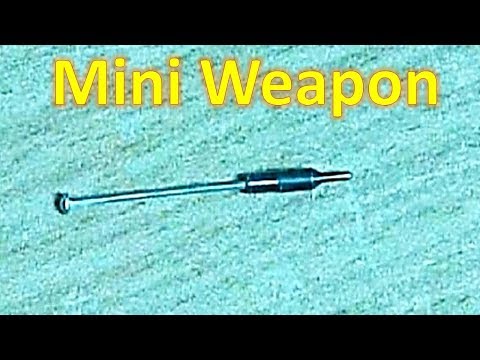 How To Make A Mini Toy Shooter Using Ballpoint Pen Refill Tip