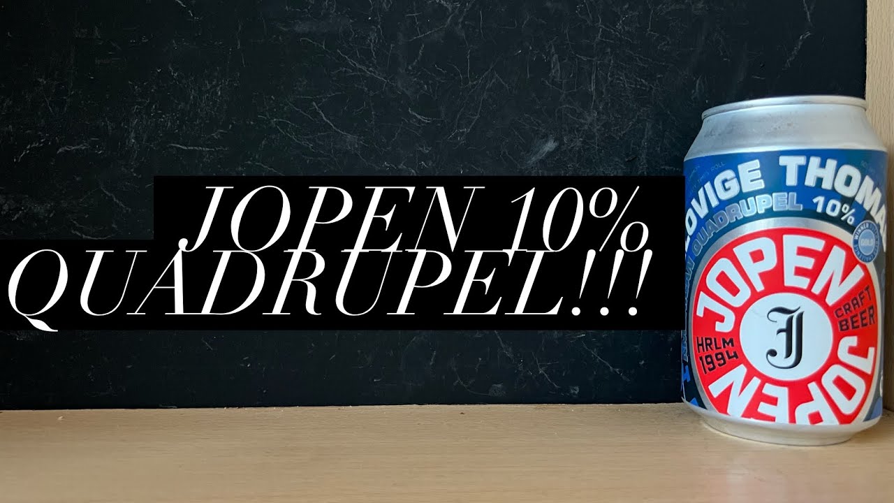 Jopen Ongelovige Thomas American Quadrupel крепостью 10% с потрясающим голландским сыром, Jopenke...