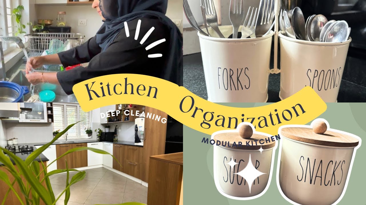 കിച്ചൻ വൃത്തിയാക്കലും ഓർഗനൈസേഷനും 