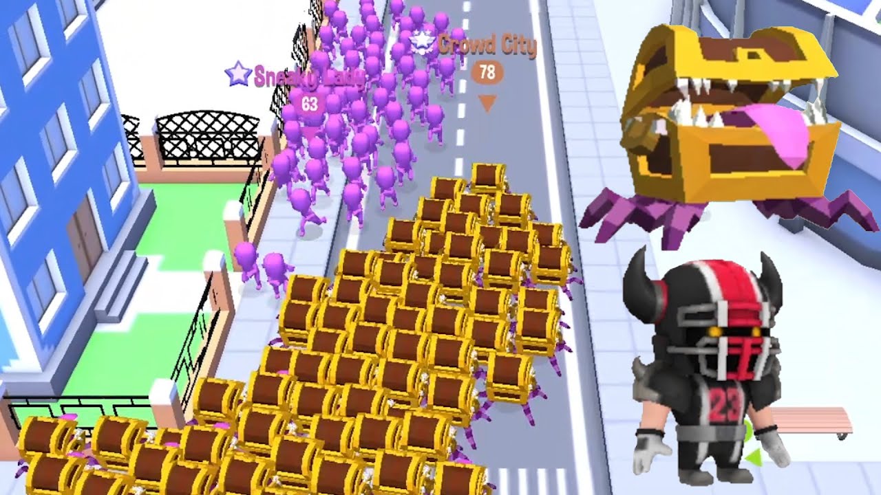 Crowd City World Record  Map Control: 100.00% 