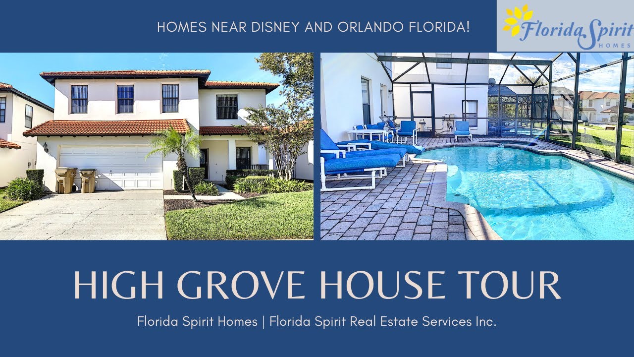 High Grove in Davenport Florida Fully Furnished Home Tour YouTube